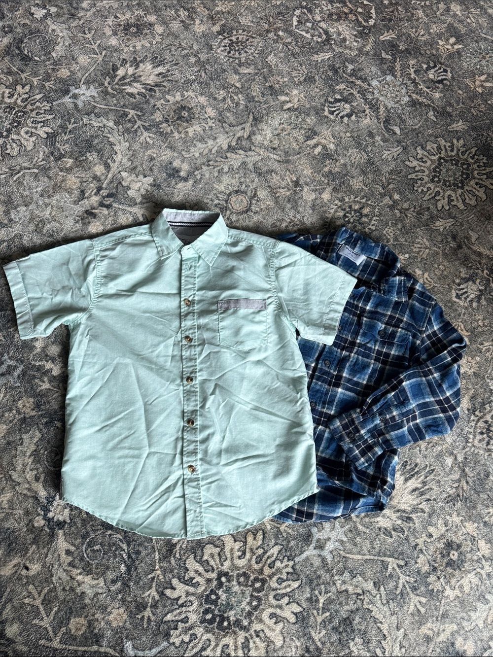 Bundle of 2 Boys Button Down Shirts